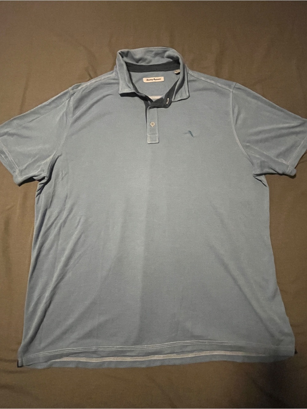 Tommy Bahama Men's Soft Blue Polo Shirt